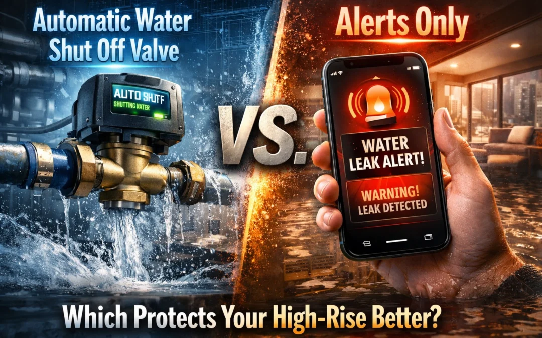 Automatic Water Shut Off Valve vs. Alerts Only: Which Protects Your High-Rise Better?