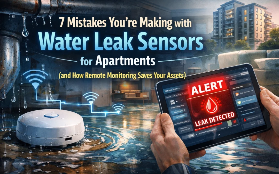 7 Mistakes You’re Making with Water Leak Sensors for Apartments (and How Remote Monitoring Saves Your Assets)