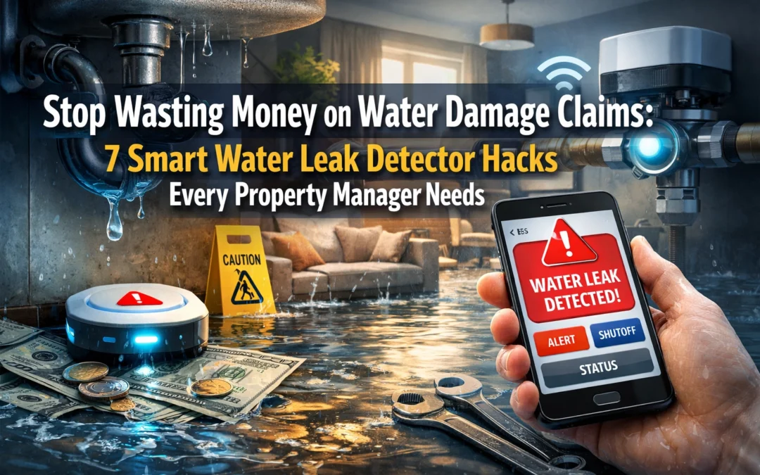 Stop Wasting Money on Water Damage Claims: 7 Smart Water Leak Detector Hacks Every Property Manager Needs