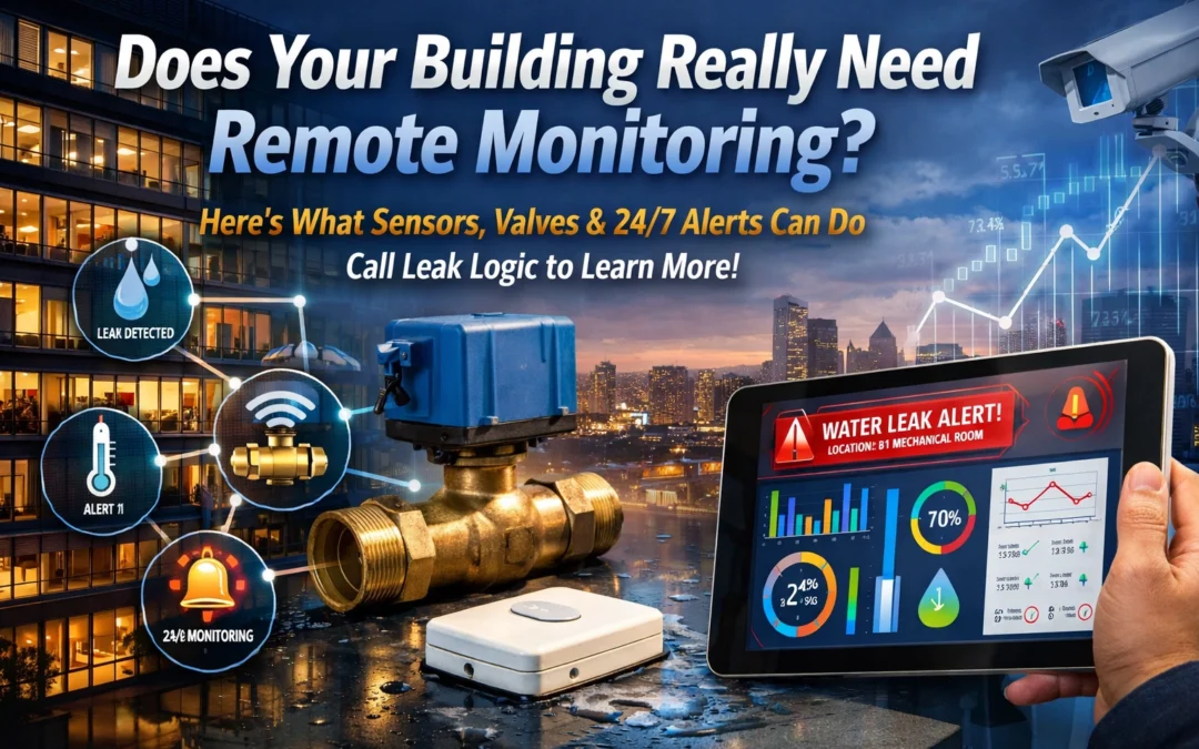 Does Your Building Really Need Remote Monitoring? Here’s What Sensors, Valves & 24/7 Alerts Can Do (Call Leak Logic to Learn More)