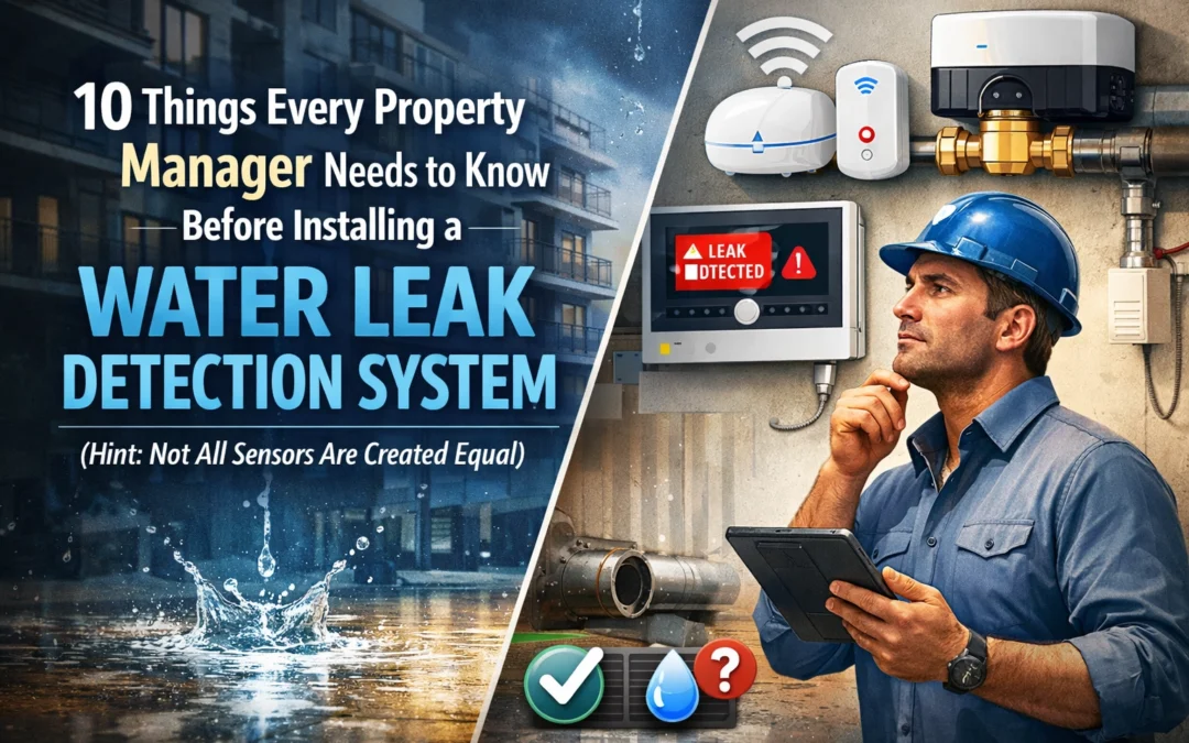 10 Things Every Property Manager Needs to Know Before Installing a Water Leak Detection System (Hint: Not All Sensors Are Created Equal)