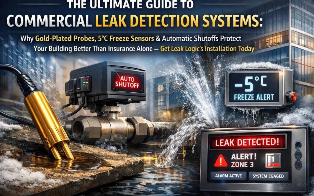 The Ultimate Guide to Commercial Leak Detection Systems: Why Gold-Plated Probes, 5°C Freeze Sensors & Automatic Shutoffs Protect Your Building Better Than Insurance Alone – Get Leak Logic’s Installation Today
