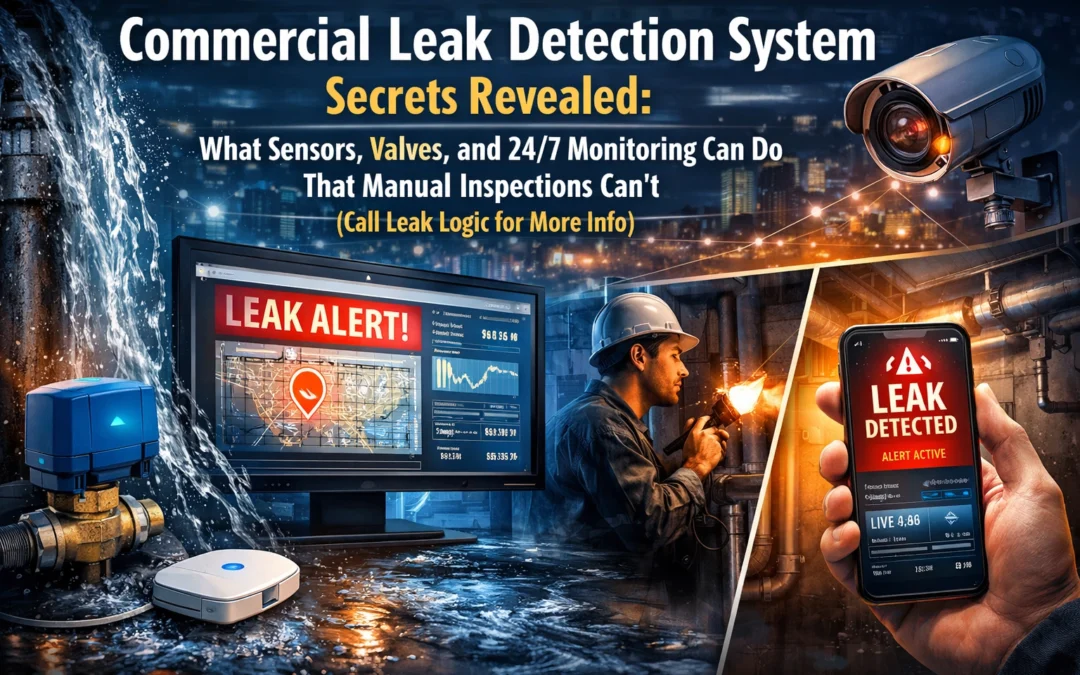 Commercial Leak Detection System Secrets Revealed: What Sensors, Valves, and 24/7 Monitoring Can Do That Manual Inspections Can’t (Call Leak Logic for More Info)