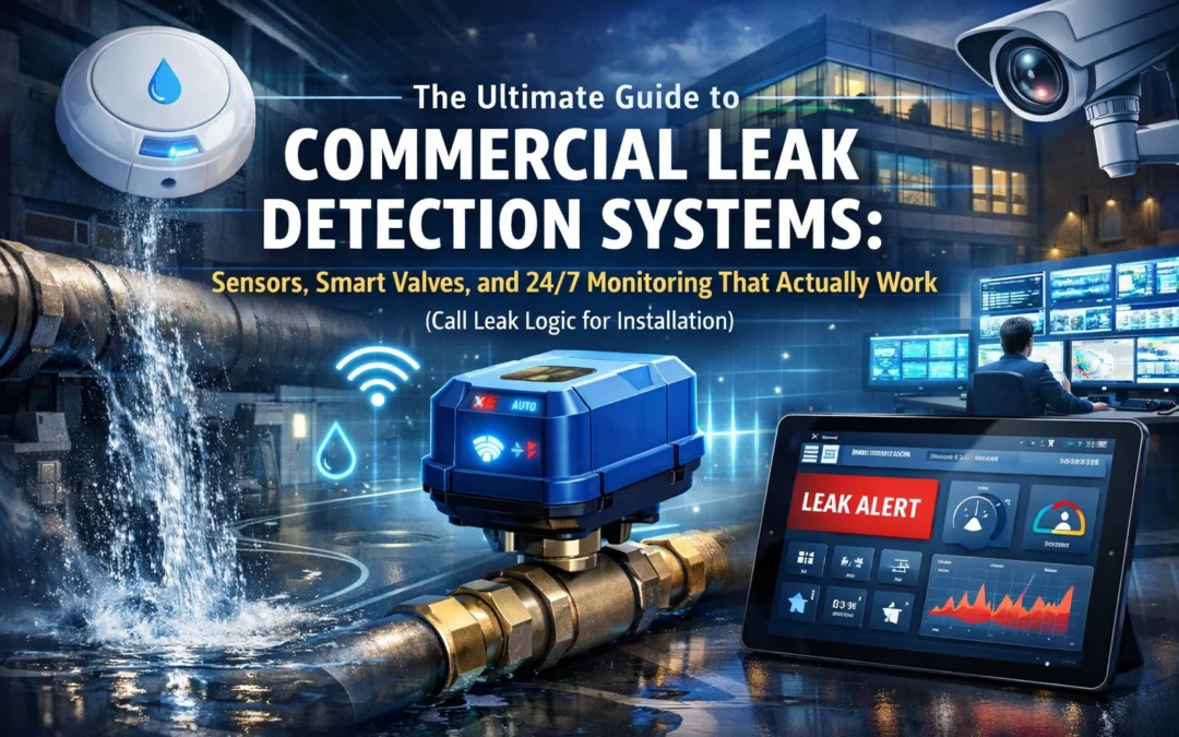 The Ultimate Guide to Commercial Leak Detection Systems: Sensors, Smart Valves, and 24/7 Monitoring That Actually Work (Call Leak Logic for Installation)