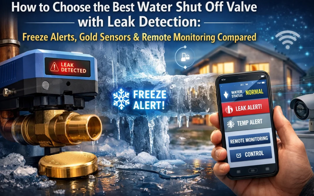 How to Choose the Best Water Shut Off Valve with Leak Detection: Freeze Alerts, Gold Sensors & Remote Monitoring Compared