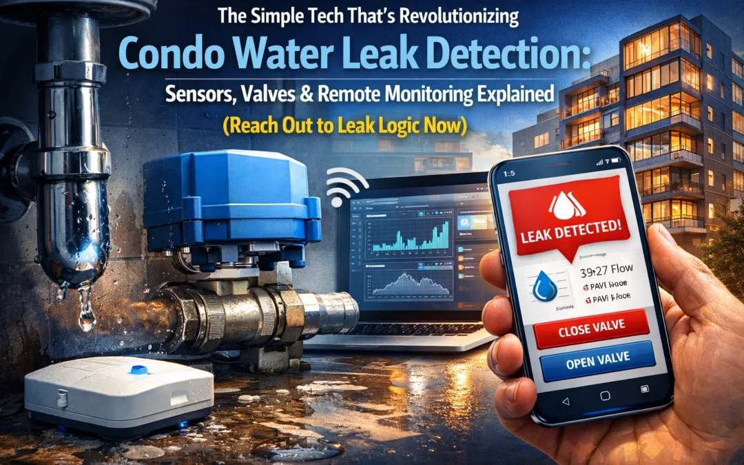 The Simple Tech That’s Revolutionizing Condo Water Leak Detection: Sensors, Valves & Remote Monitoring Explained (Reach Out to Leak Logic Now)