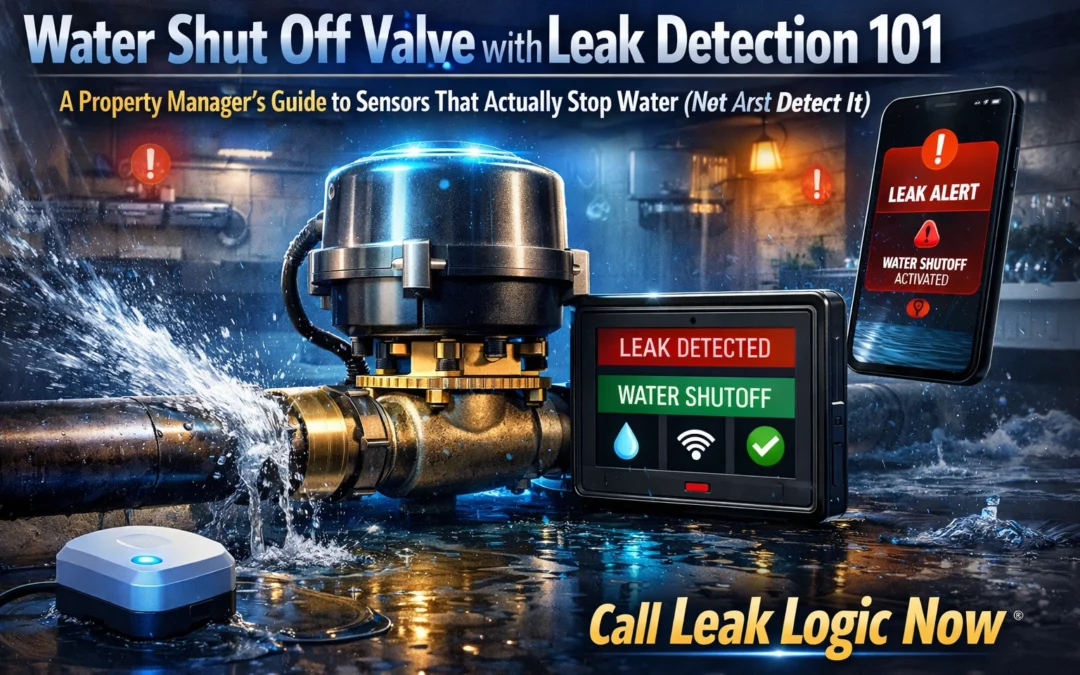 Water Shut Off Valve with Leak Detection 101: A Property Manager’s Guide to Sensors That Actually Stop Water (Not Just Detect It) – Call Leak Logic Now