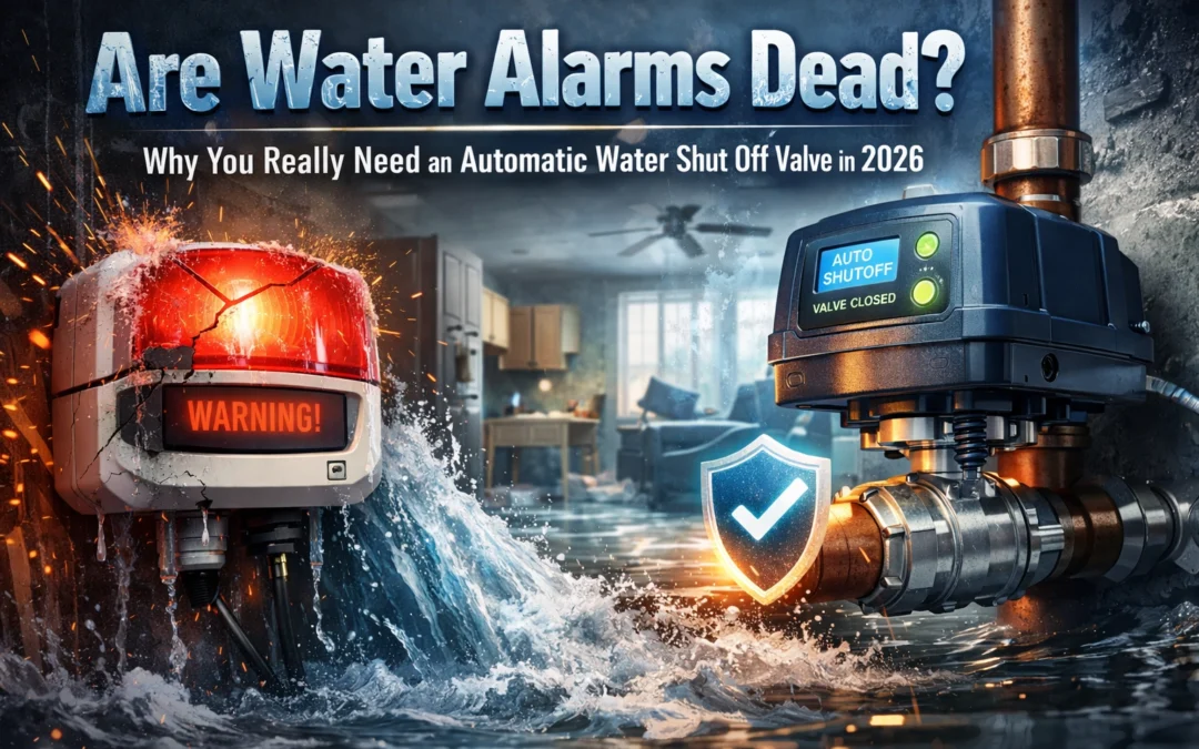 Are Water Alarms Dead? Why You Really Need an Automatic Water Shut Off Valve in 2026