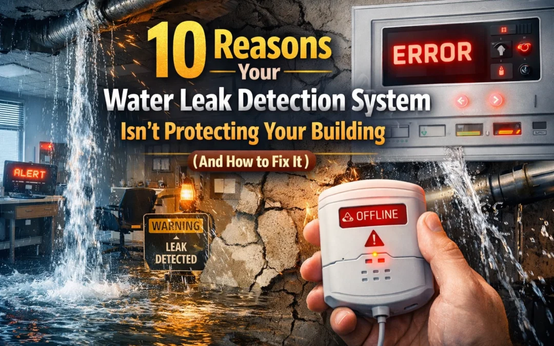 10 Reasons Your Water Leak Detection System Isn’t Protecting Your Building (And How to Fix It)