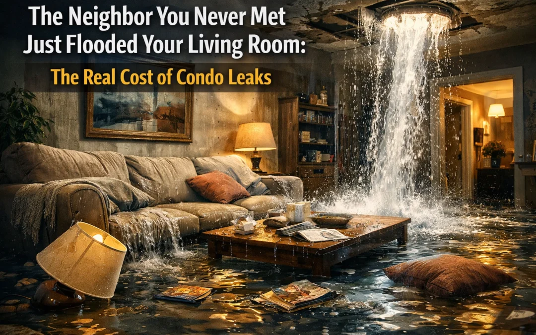 The Neighbor You Never Met Just Flooded Your Living Room: The Real Cost of Condo Leaks