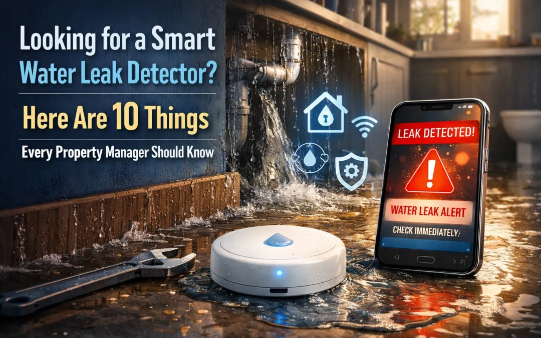 Looking for a Smart Water Leak Detector? Here Are 10 Things Every Property Manager Should Know