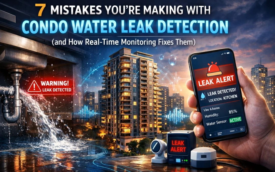7 Mistakes You’re Making with Condo Water Leak Detection (and How Real-Time Monitoring Fixes Them)