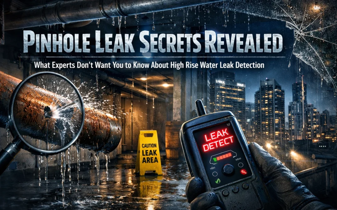Pinhole Leak Secrets Revealed: What Experts Don’t Want You to Know About High Rise Water Leak Detection