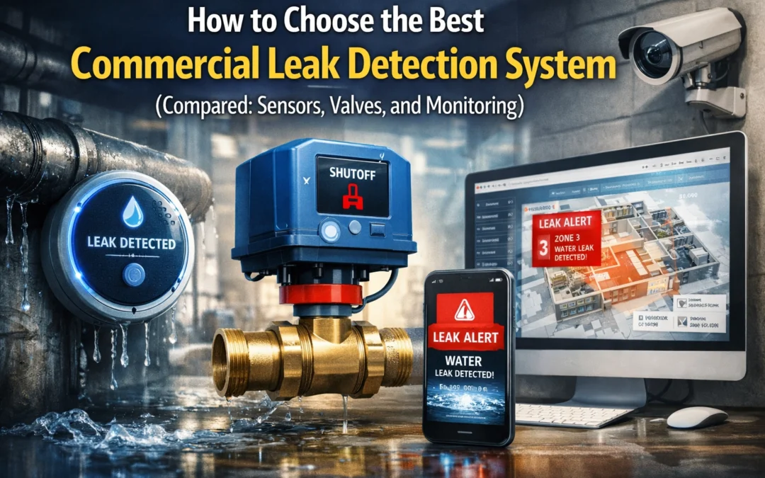 How to Choose the Best Commercial Leak Detection System (Compared: Sensors, Valves, and Monitoring)