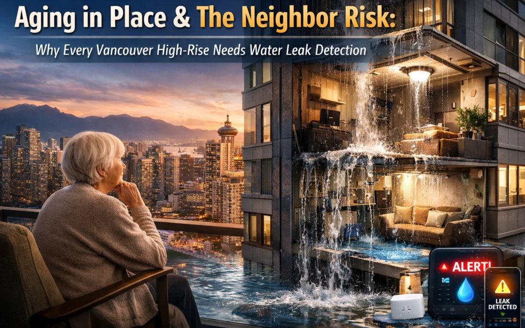 Aging in Place & The Neighbor Risk: Why Every Vancouver High-Rise Needs Water Leak Detection
