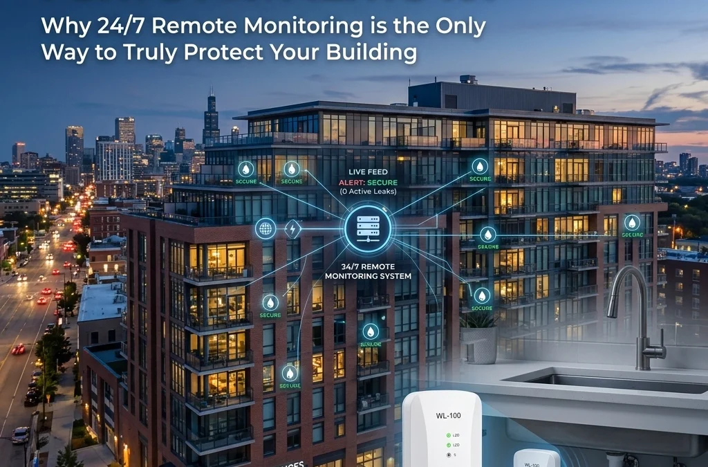 Water Leak Sensors for Apartments 101: Why 24/7 Remote Monitoring is the Only Way to Truly Protect Your Building