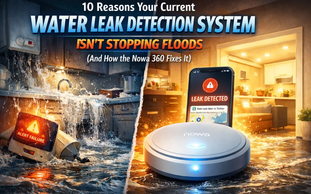 10 Reasons Your Current Water Leak Detection System Isn’t Stopping Floods (And How the Nowa 360 Fixes It)
