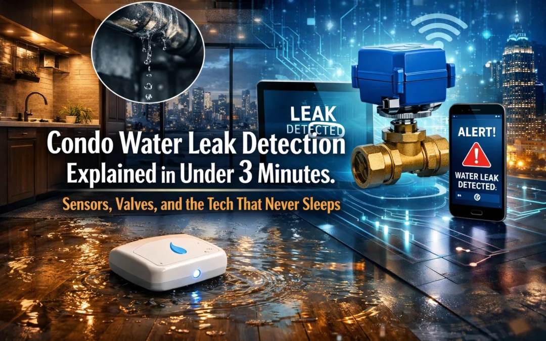 Condo Water Leak Detection Explained in Under 3 Minutes: Sensors, Valves, and the Tech That Never Sleeps