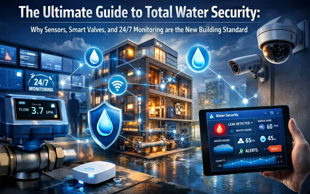 The Ultimate Guide to Total Water Security: Why Sensors, Smart Valves, and 24/7 Monitoring are the New Building Standard.