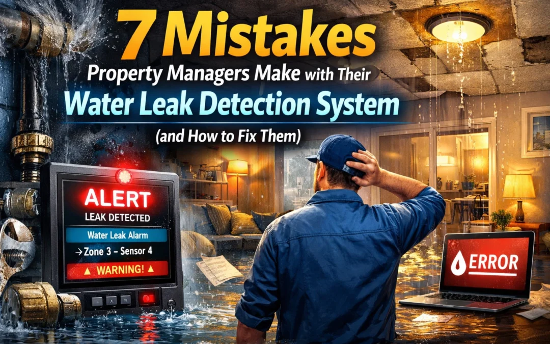 7 Mistakes Property Managers Make with Their Water Leak Detection System (and How to Fix Them)