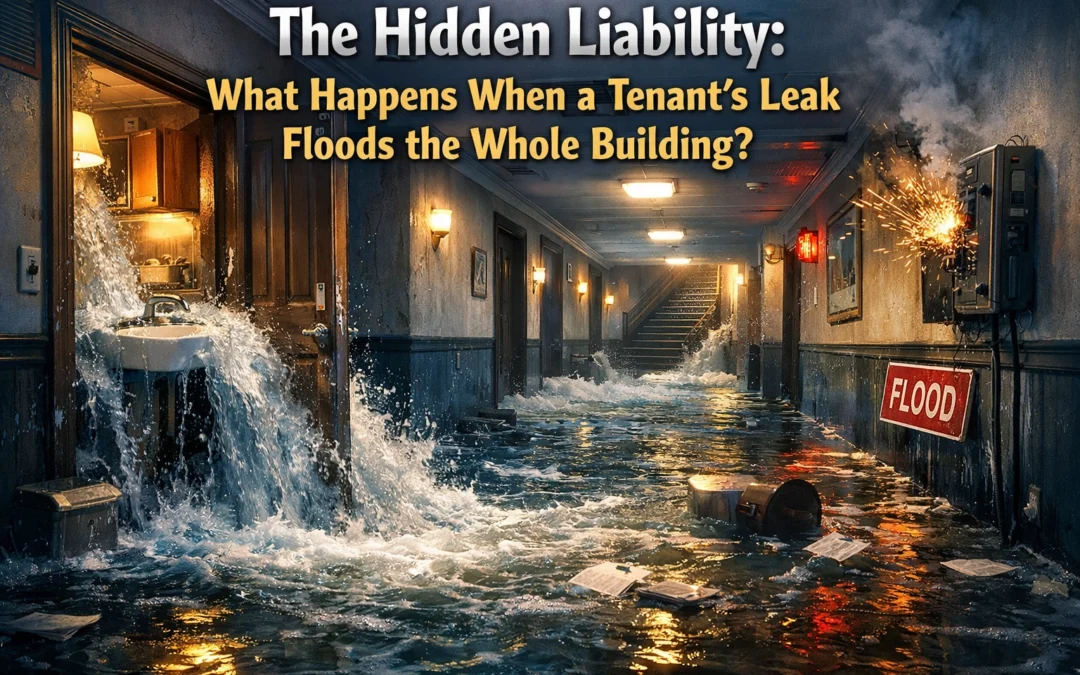 The Hidden Liability: What Happens When a Tenant’s Leak Floods the Whole Building?