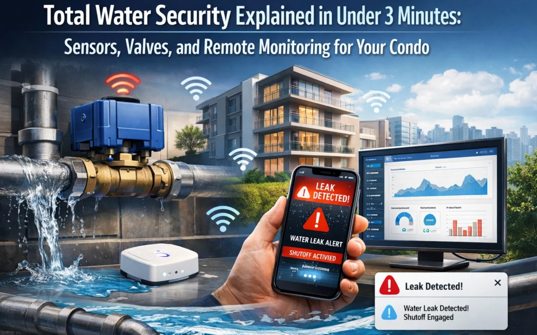 Total Water Security Explained in Under 3 Minutes: Sensors, Valves, and Remote Monitoring for Your Condo