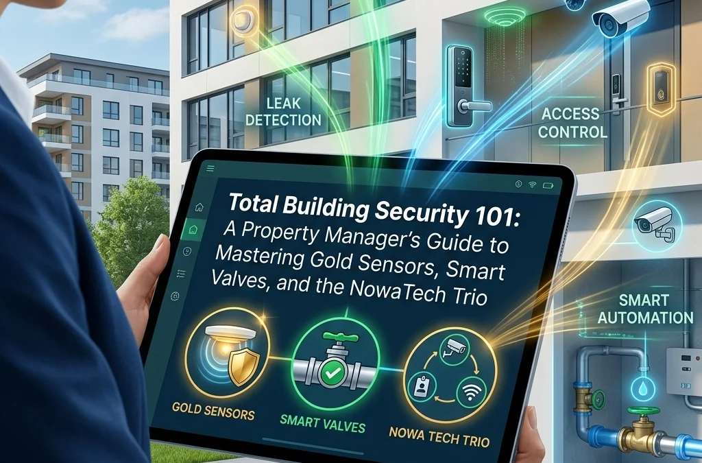 Total Building Security 101: A Property Manager’s Guide to Mastering Gold Sensors, Smart Valves, and the Nowa Tech Trio