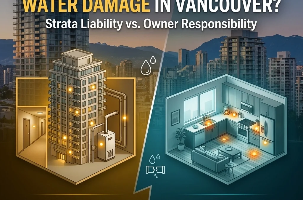 Strata Liability Vs. Owner Responsibility: Who Really Pays for Water Damage in Vancouver?