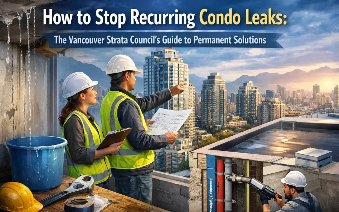 How to Stop Recurring Condo Leaks: The Vancouver Strata Council’s Guide to Permanent Solutions