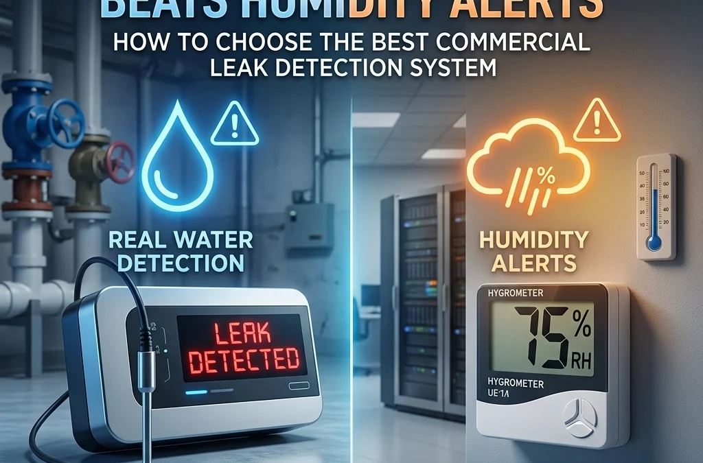 How to Choose the Best Commercial Leak Detection System (Compared: Why Real Water Detection Beats Humidity Alerts)
