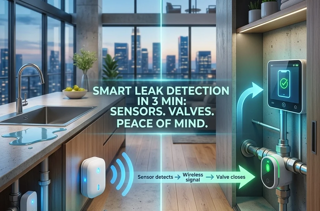 Condo Water Leak Detection Explained in Under 3 Minutes: Sensors, Valves, and the Tech That Keeps You Dry