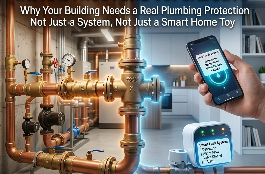 Infrastructure vs. Gadgets: Why Your Building Needs a Real Plumbing Protection System, Not Just a Smart Home Toy