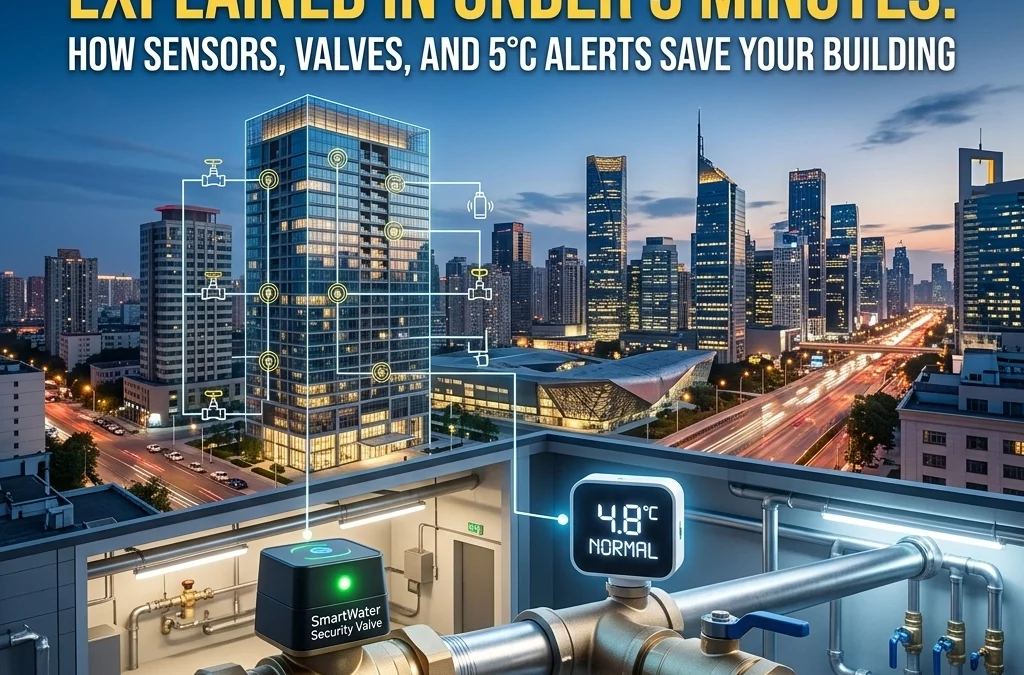 Total Water Security Explained in Under 3 Minutes: How Sensors, Valves, and 5°C Alerts Save Your Building