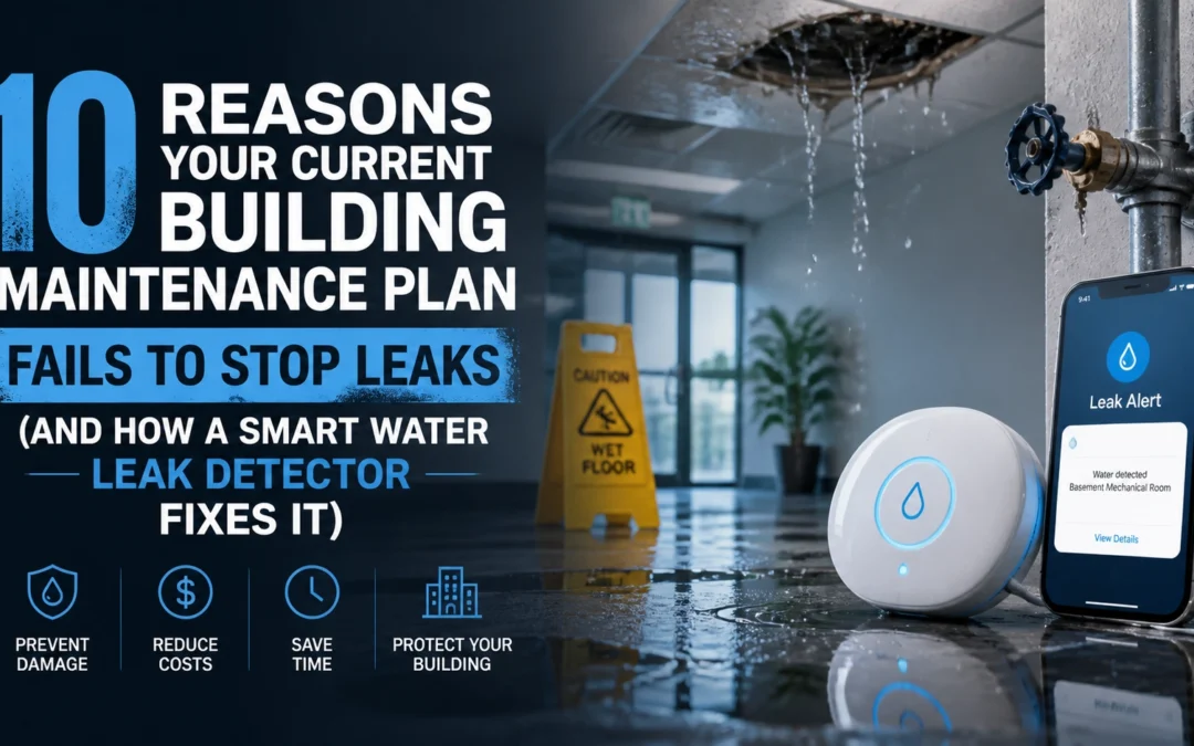 10 Reasons Your Current Building Maintenance Plan Fails to Stop Leaks (And How a Smart Water Leak Detector Fixes It)