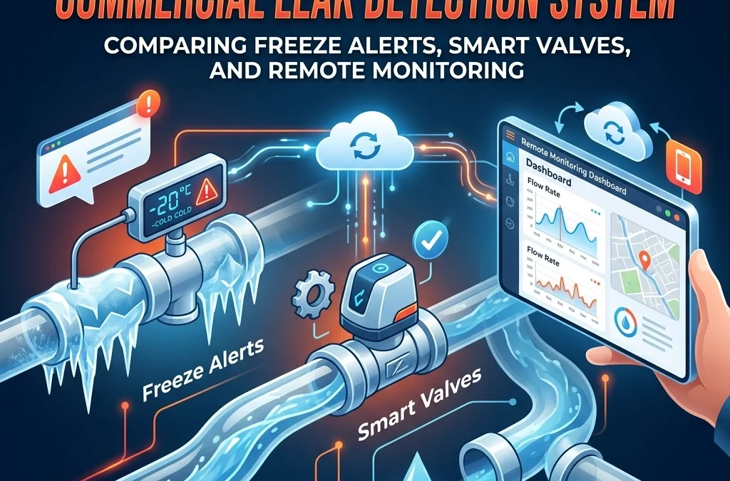 How to Choose the Best Commercial Leak Detection System: Comparing Freeze Alerts, Smart Valves, and Remote Monitoring